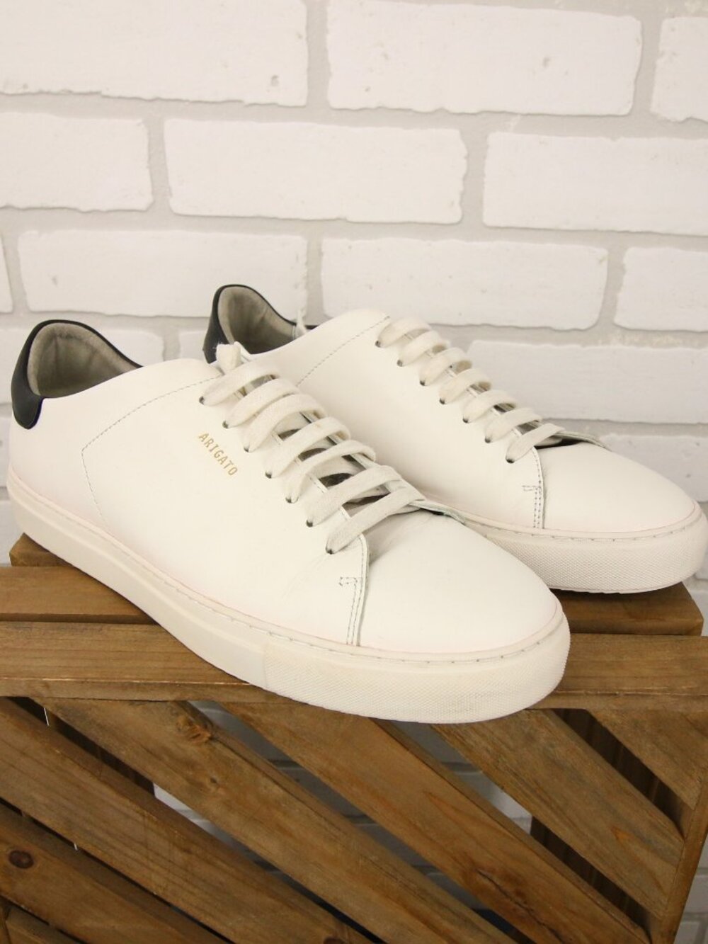 Axel Arigato White Clean 90 Sneakers Low Mens 10.5 US Margom Sole READ